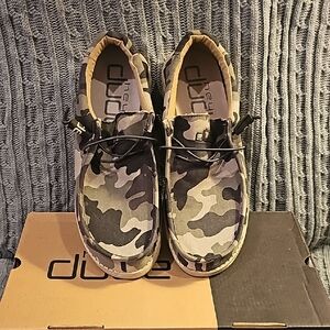Hey Dude Camouflage Slip-On Loafers